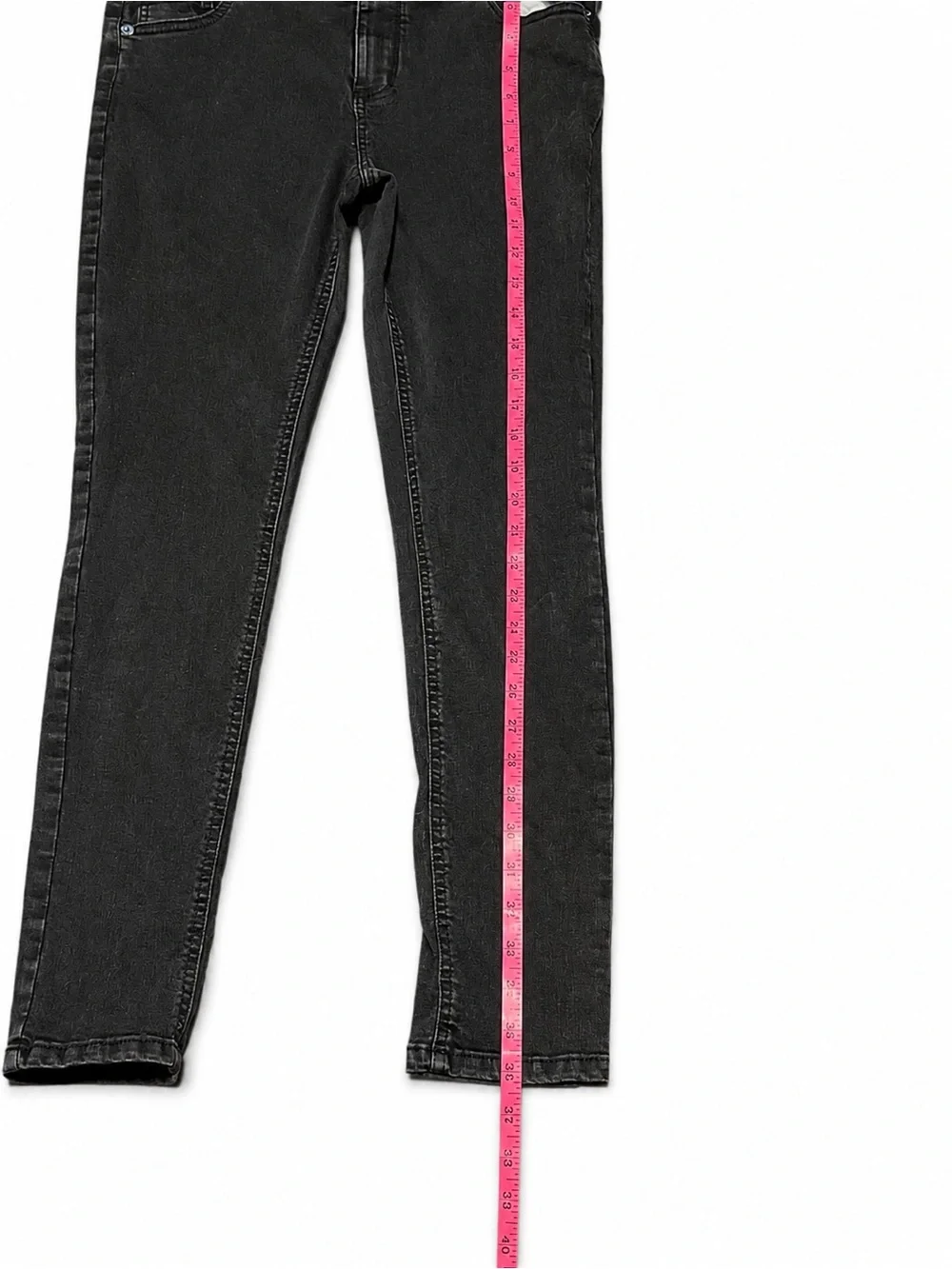 Thereabouts Plus Black High Rise Skinny Jeans Size 16.5P Petite